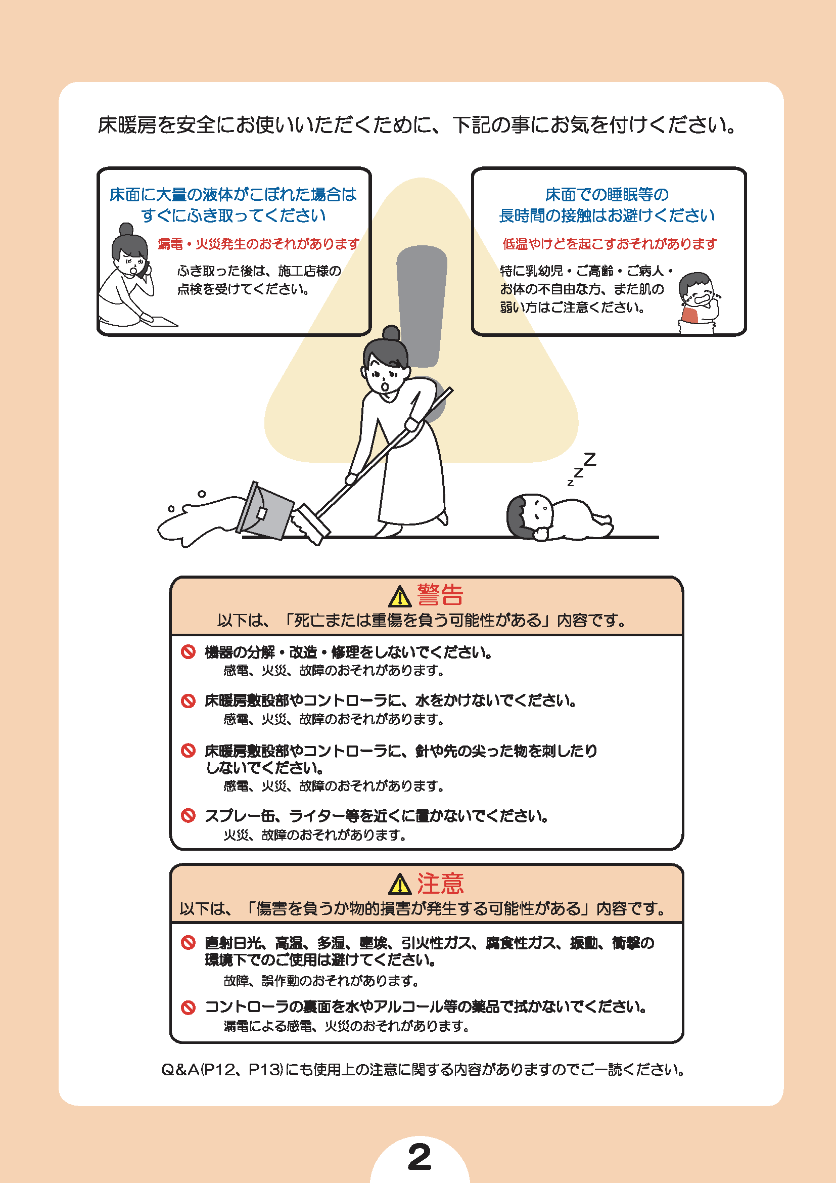 床暖房取扱説明書 - 株式会社アルシステム